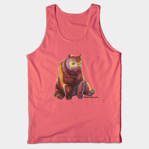 Cuddly Owlbear Tank Top by RavensLanding